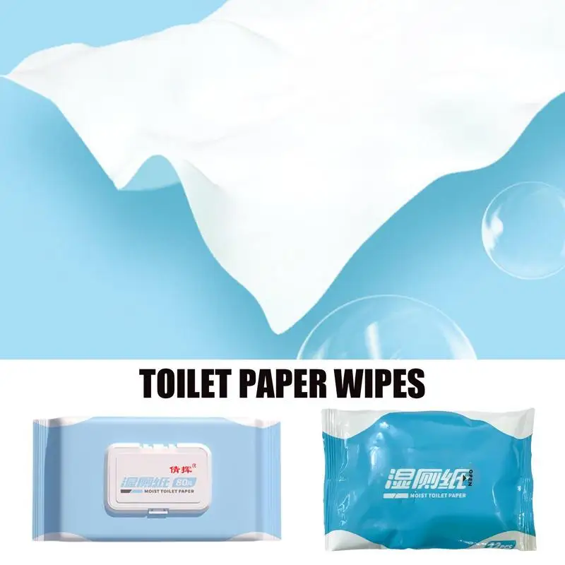 

Portable Flushable Wet Wipes Tissue Toilet Wipes For Butt Non-woven Face Towel Wet Wipe For Adults And Home Use Cleaning Tissue