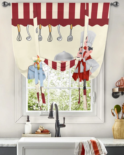  Chef Kitchen Curtains, Chef Kitchen Valances for