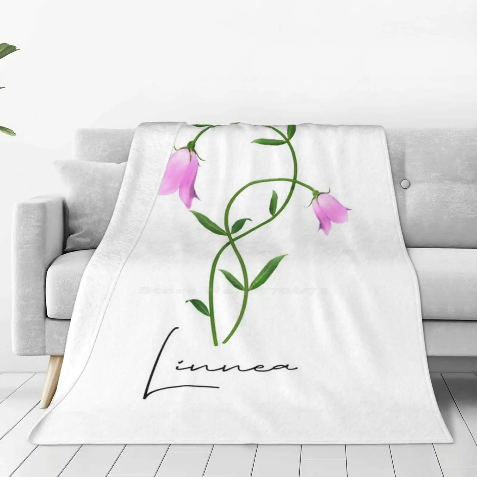 ������ �߻�ȭ Linnea Twinflower ���� ��ũ ��, �ſ� ������ �ε巯�� ���, ����, ħ��, ����� Linnea