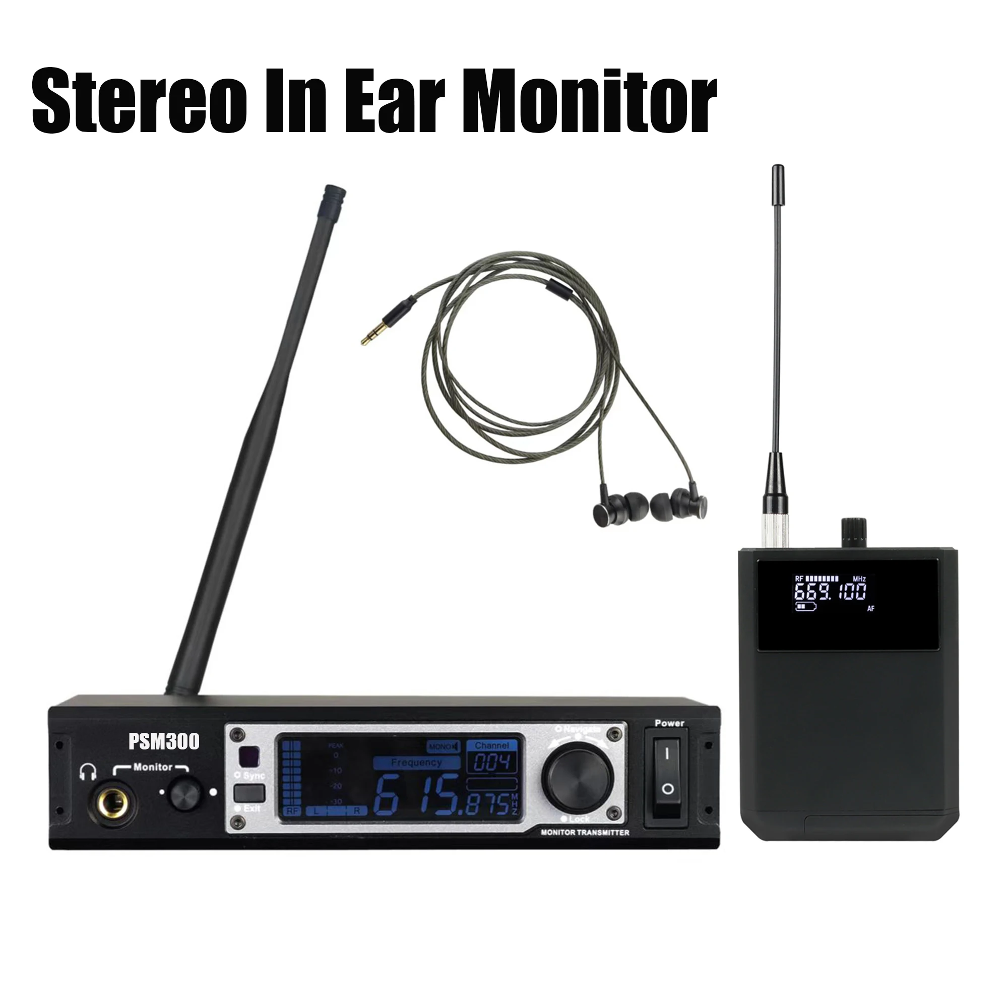 Betagear Stereo In Ear Monitor Wireless System PSM300 P3RA Stage Monitor Sistema Inalambrico Inear Wireless IEM Body Pack PSM900