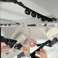Vehicle Fishing Rod Holder Fishing Carrier for Car Fishing Rod Rack 7 Rod Capacity Heavy Duty for SUV/Wagons/Van/Truck 6