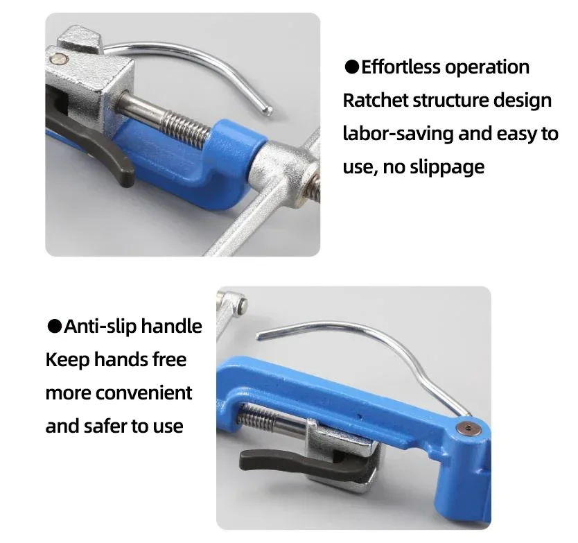 Stainless Steel Cable Tie Gun Screw Type Hand-cranked Tool Cable 