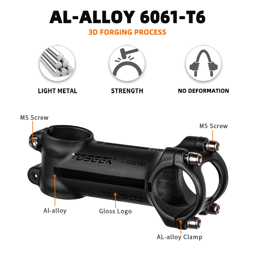 Mountain-Road-Bike-Handlebar-BMX-Stem-MTB-Stems-Bicycle-Stem-Riser-for ...