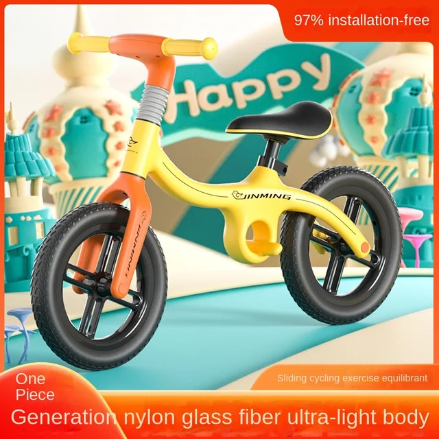 LazyChild 1-6 Years Old Children's Balance Car Without Pedal Scooter Comfortable Baby Scooter Double Wheel Scooter DropShipping 1