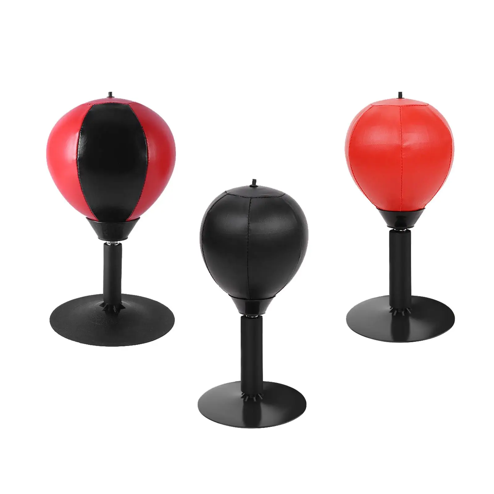 PU Punching Bag Speed Ball Suction Cup Freestanding Desktop Boxing Ball for Boxing Training Exercise Practice Fitness Equipment