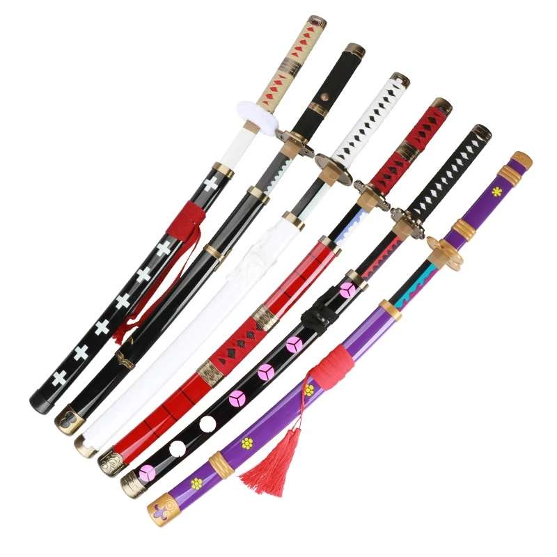 Roronoa Zoro Katana  Anime Role-playing Weapon 104cm/41in  Original Katana  Cosplay Sword Sandai Kitetsu Enma Purple 2