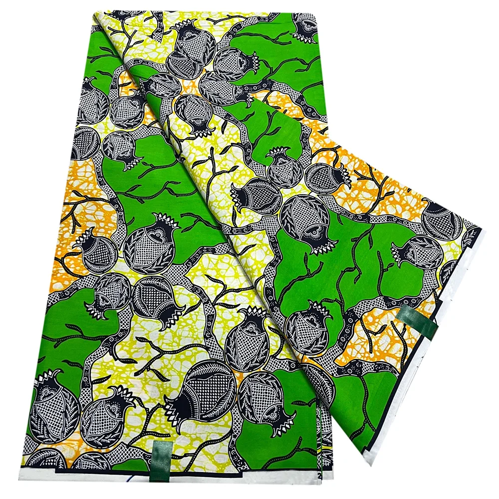 African Wax Prints Fabric 6Yards African Cotton Batik Ankara Fabric For Dress F08 african wax fabric