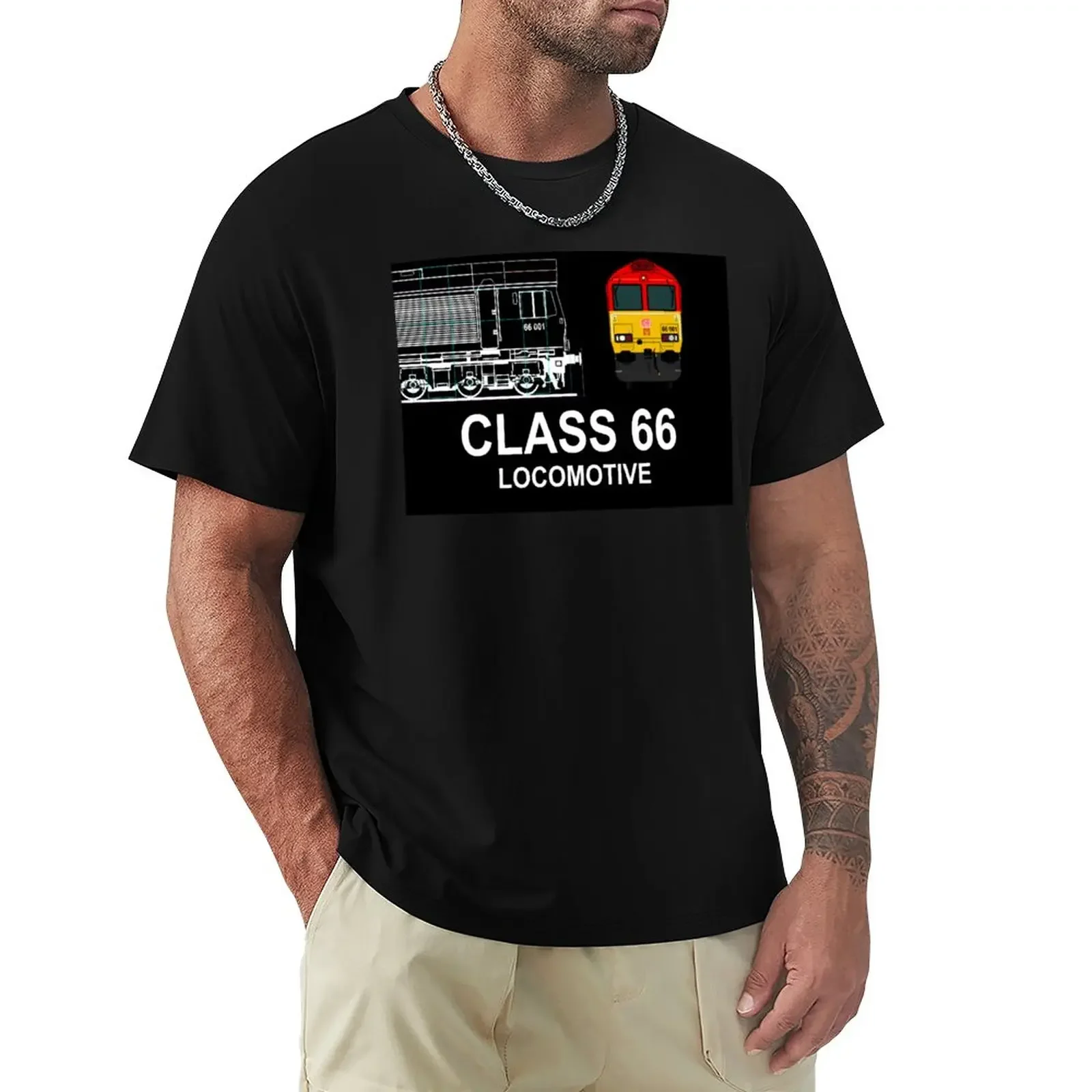 

CLASS 66 LOCOMOTIVE T-Shirt anime clothes cute clothes mens t shirts funnys aesthetic clothes plain black t shirts for men