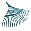 1Pc Garden Leaf Rake Grass Farming Rake Durable Iron Potting 22-tooth Garden Rake for Gardeners and Landscapers Reliable Tools 1
