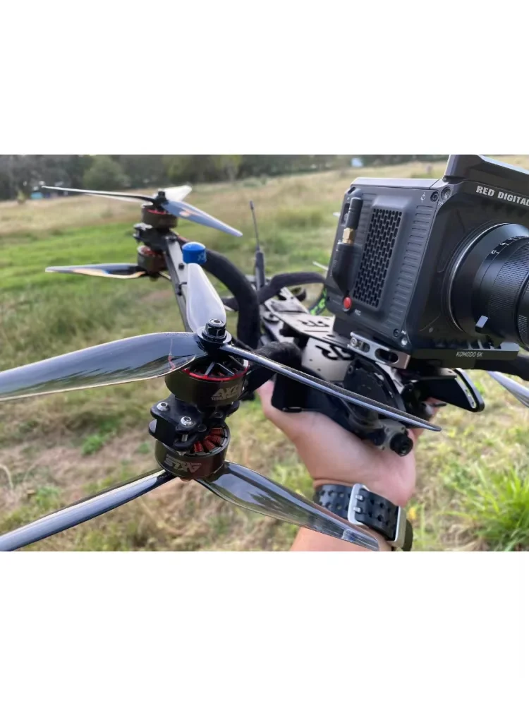 HQProp 8x3.7x3 Hélices 3 Pales 8 Pouces pour Drone FPV - Lot de 1/2/3/4 Paires