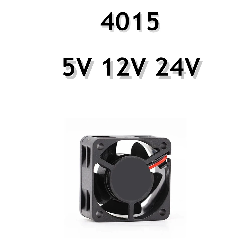 4015 4cm DC 5V 12V 24V 3D Printer Cooling Fan 40x40x15mm Cooler 2-Wire XH2.54 or USB Computer Case oil Cooling Fan Heatsink