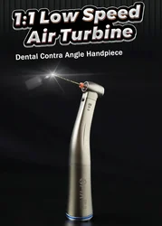 Dental Equipment: LED Light Contra Angle Handpiece with Fiber Optic Technology (1 to 1)