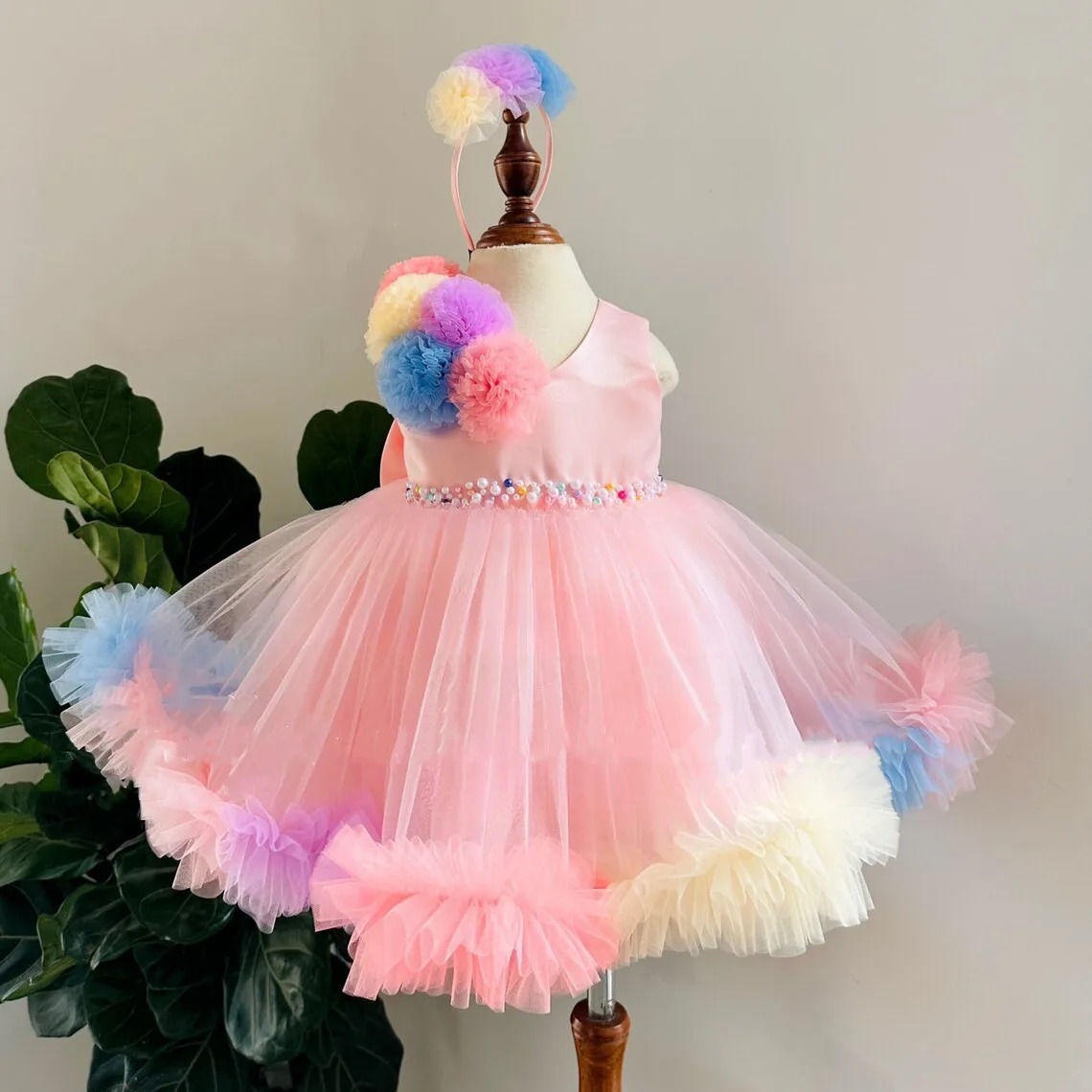 

Платье для девочки с румянами и цветами, многослойное Тюлевое платье для маленькой девочки, винтажное платье для девочки с цветами, платье для девочки с цветами на заказ