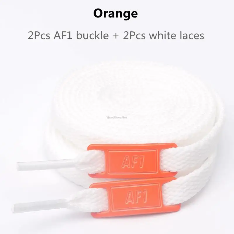 AF1 Shoelaces White Flat Laces Air Force One Shoe Decoration 18