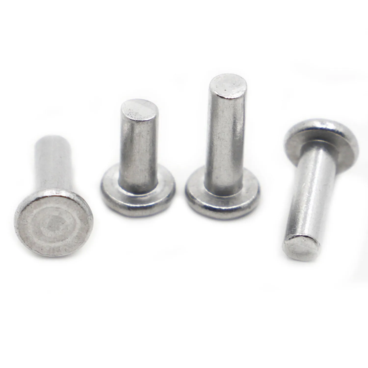 GB109 Flat Head Rivets Aluminum Alloy Solid Rivet M2 M2.5 M3 M4 M5 M6 M8 10-50pcs