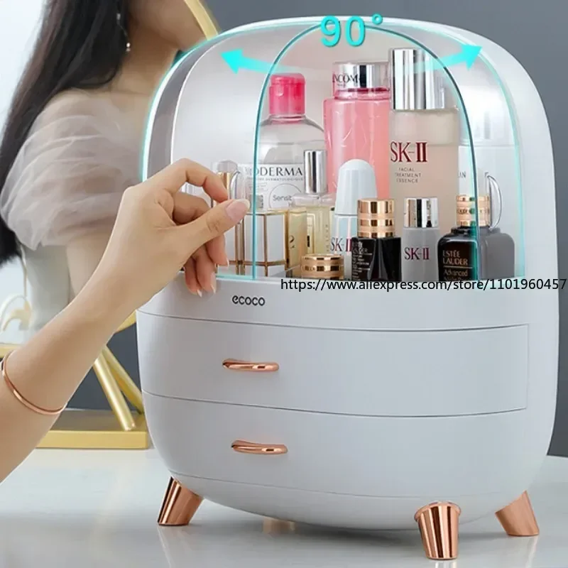 대용량 화장품 보관함, 메이크업 서랍 정리함, 쥬얼리 네일 광택제 메이크업 용기, 데스크탑 보관함