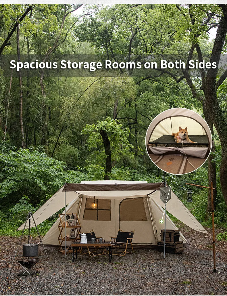 Naturehike Village-ridge Glamping Automatic Camping Tent With Snow ...