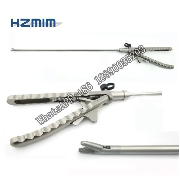 

V type laparoscopic needle holder, curved holder forceps