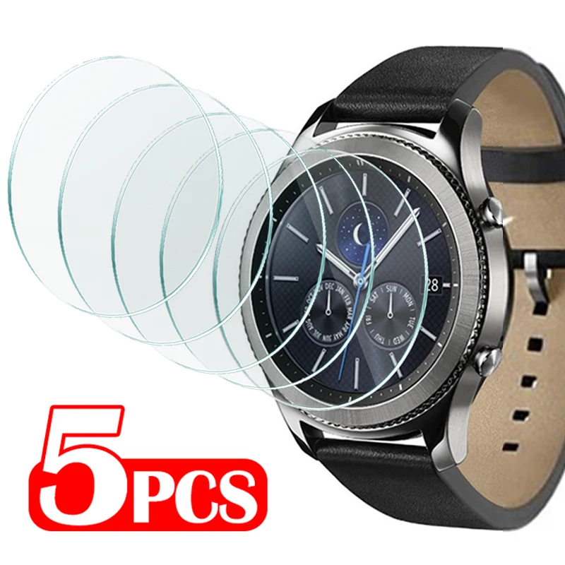 

1/3/5 шт. закаленное стекло для Samsung Gear S3 S3 Classic Frontier Sports Watch HD прозрачная защитная пленка для экрана с защитой от царапин