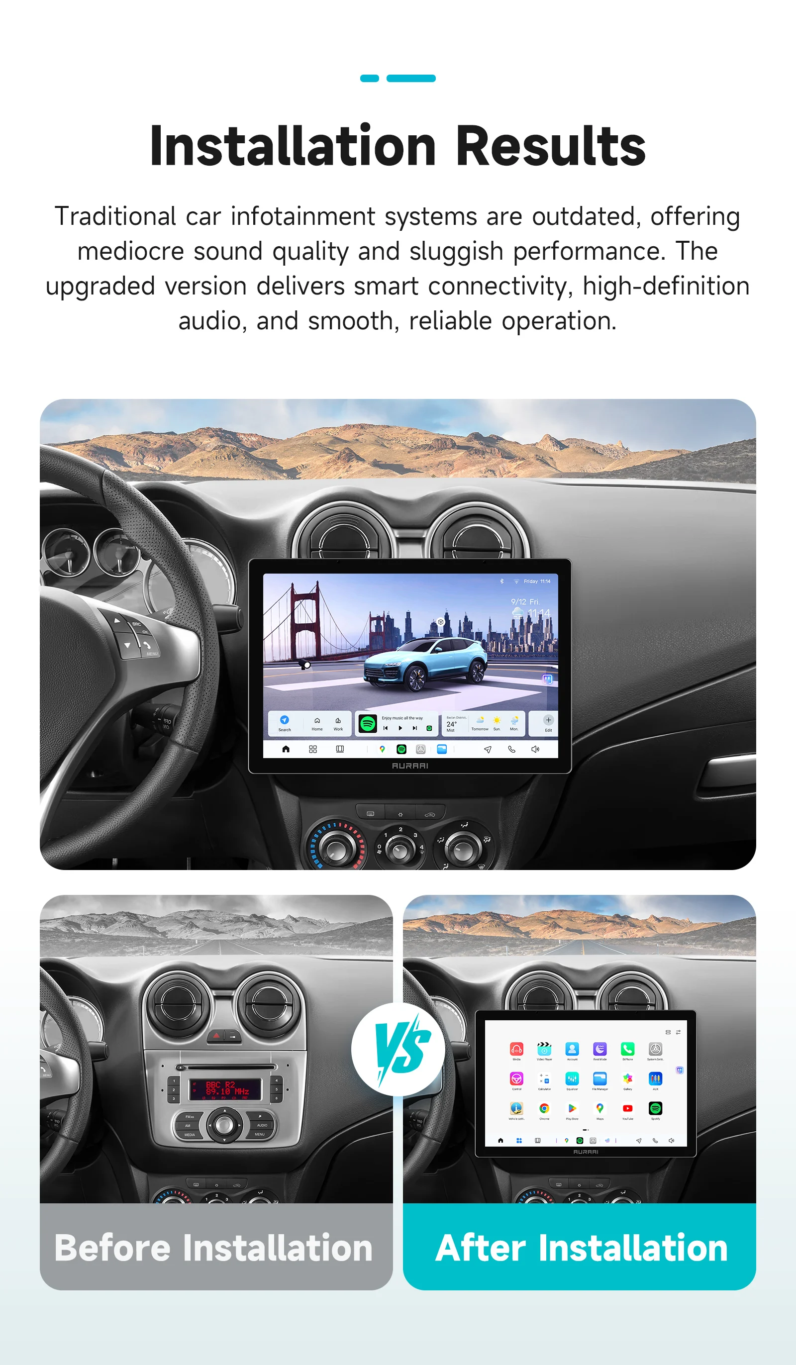 AURAAI ADAS Autoradio für Alfa Romeo Mito 955 2008-2016 GPS Wireless CarPlay Android Auto Radio Multimedia Smart Driving 7870 – Detail 5