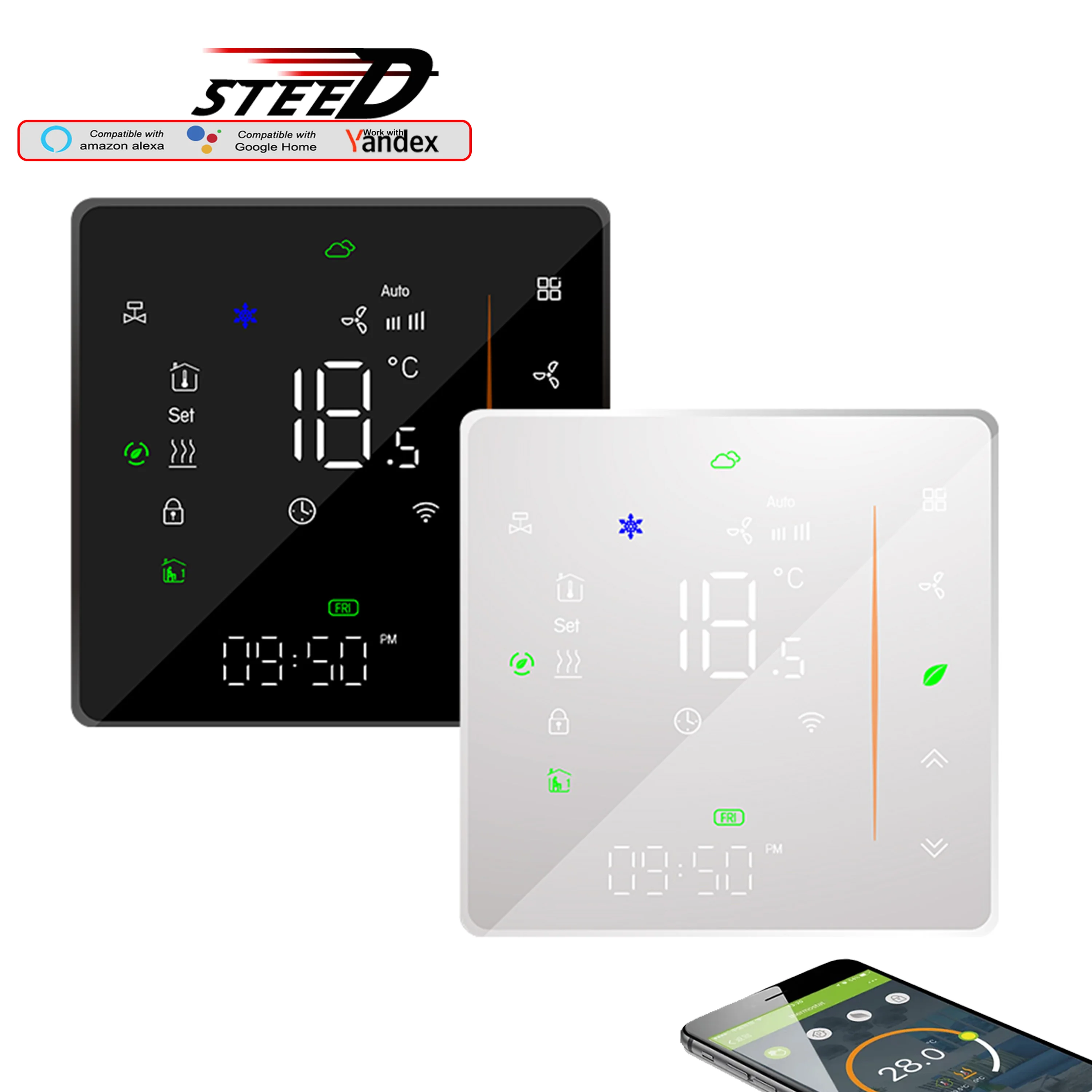 canal regulado 0 10v 24v 110v 220v termostato opcional 05
