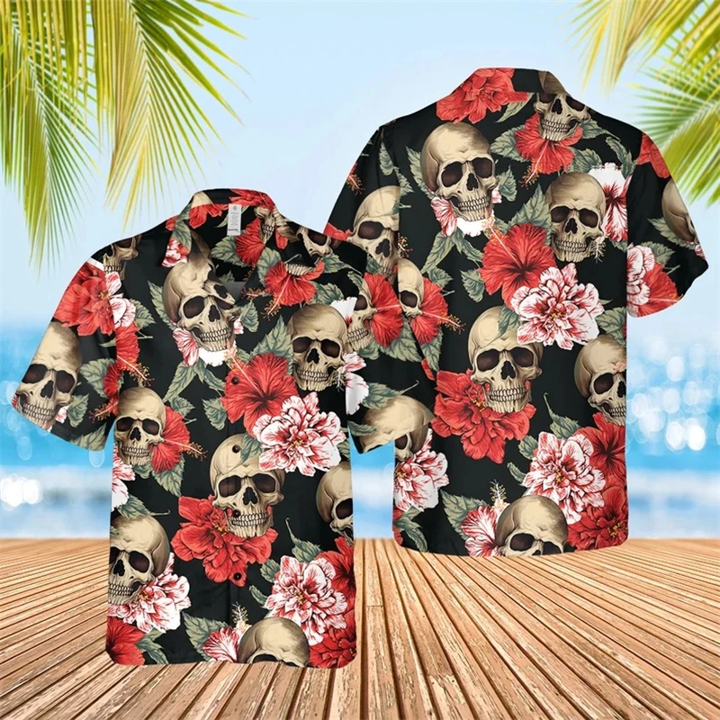 

Funny 3d Print Shirts Men Fashion Hawaiian Shirt Short Sleeve Casual Beach Shirts Boys Single-Breasted Blouse Men's Clothing