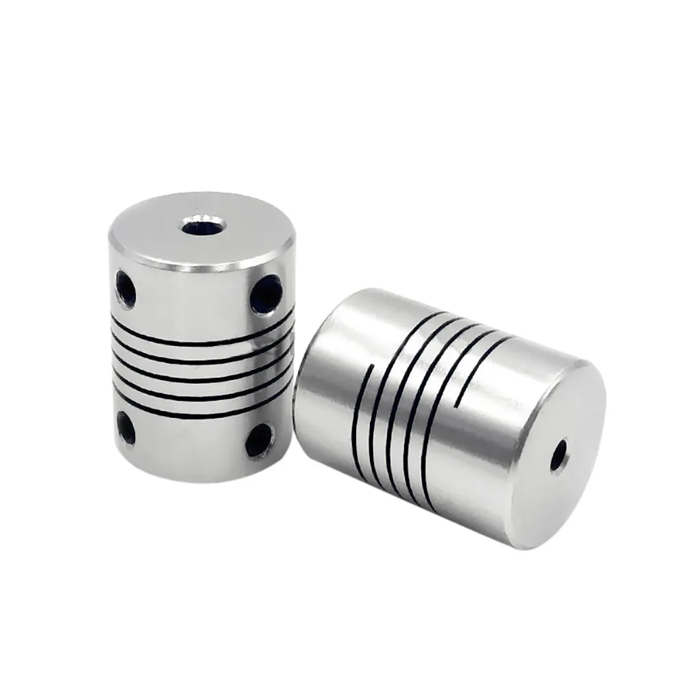 Shaft Coupler D19L25 5mm 6mm 6.35mm 8mm 10mm Aluminium Flexible Jaw Coupler For CNC Stepper Motor 3D Printer Parts