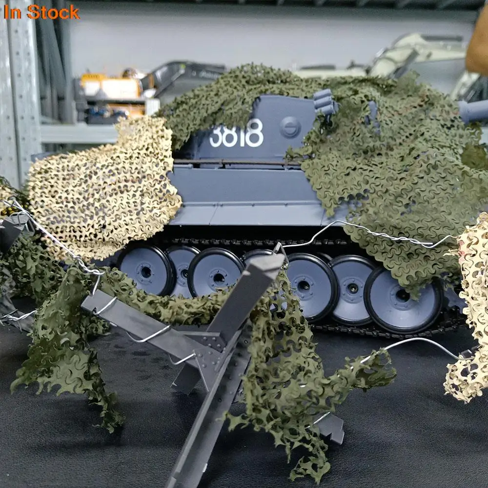 Heng Long Spare Parts Camouflage Net Green for Toucan 1/16 RC Tank Military Model Tiger I Challenger II King Tiger Sherman Army