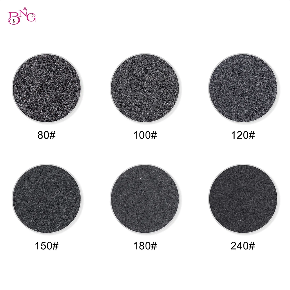 60pc Foot Pedicure Disc Set Callus Remover Feet Replaceable Sandpaper Dead Skin Removal Smart Pedicure Nozzles Professional 25mm