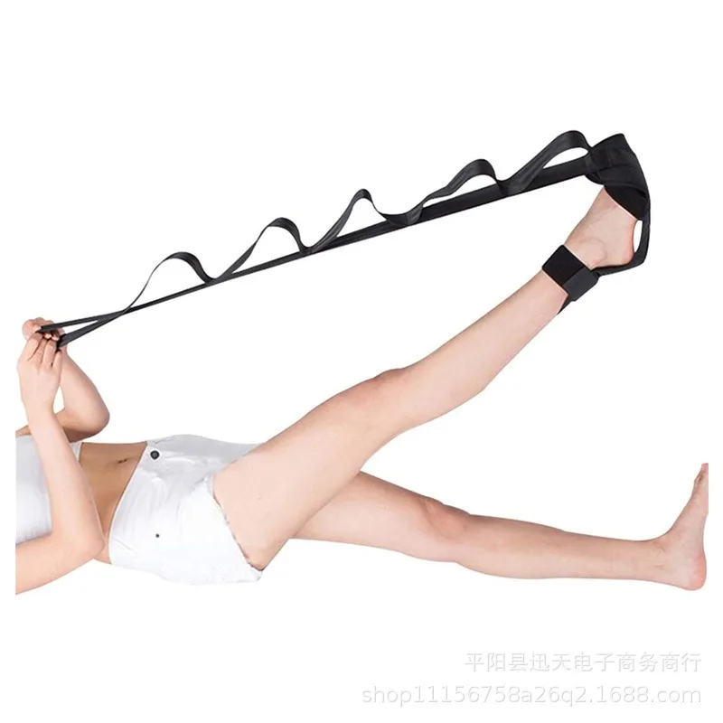 Fascia Stretcher Yoga Strap Belt Trainning Exercise Stroke Hemiplegia Rehabilitation Leg Stretcher Finally Flexible Again