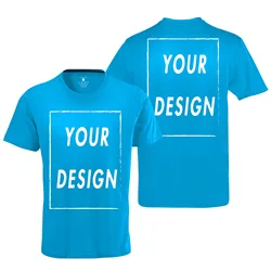 Maymavarty Premium Personalized Cotton T-Shirt - Design Your Own High-Quality Gift - Women S (SKY BLUE)