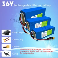 36V 18AH 15AH 12AH 9AH batterie au Lithium Rechargeable 100-1300W moto électrique Scooter vélo avec batterie BMS 3