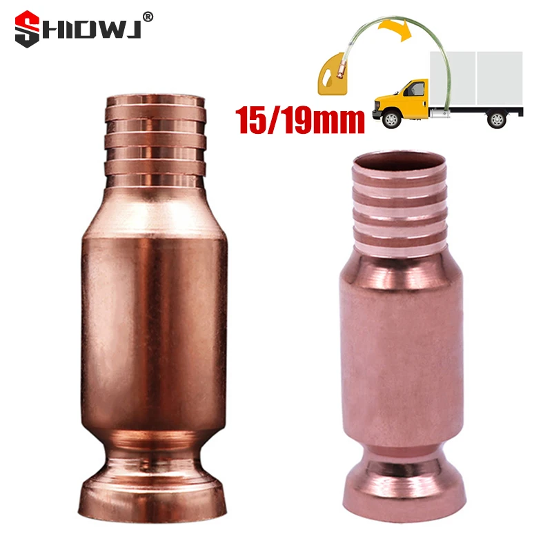 

15mm 19mm Copper Siphon Filler Pipe Manual Pumping Oil Pipe Fittings Siphon Connector Gasoline Fuel Water Shaker Siphon Hose