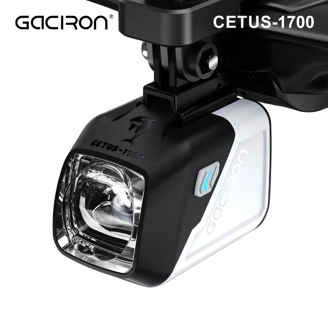 Gaciron CETUS-1700 Smart Bicycle Front Light,4200mAh Wireless