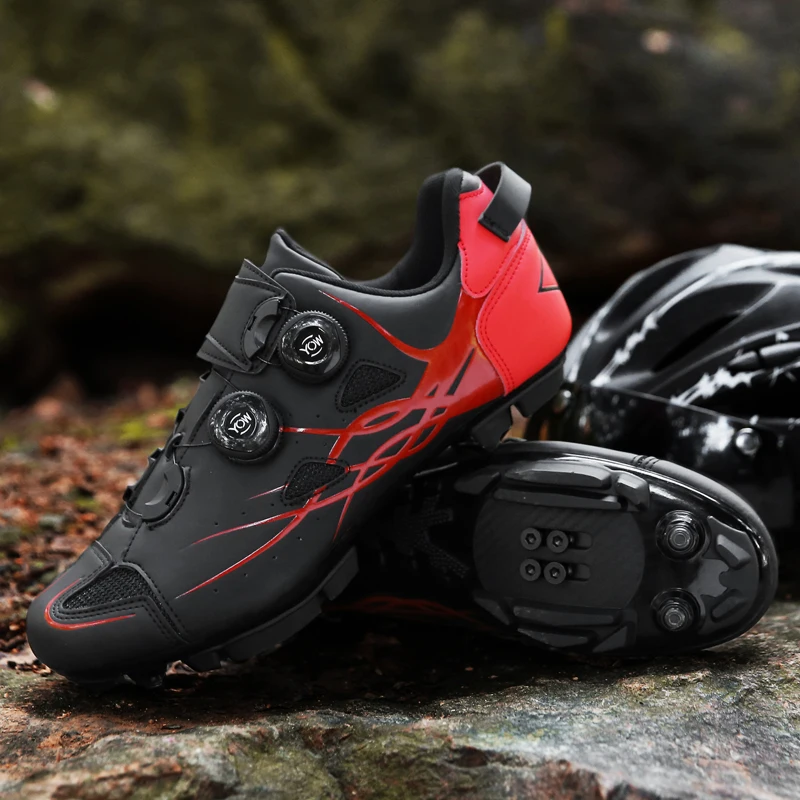 High quality road bottom racing shoes for men and women, outdoor lockable cycling shoes, professional breathable cycling shoes