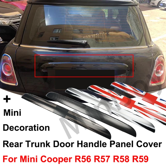 Die Black Flag Hinten Stamm Türgriff Panel Abdeckung Aufkleber Trim  Streifen Für MINI COOPER R56 R57 R58 R59 Auto dekoration Zubehör -  AliExpress