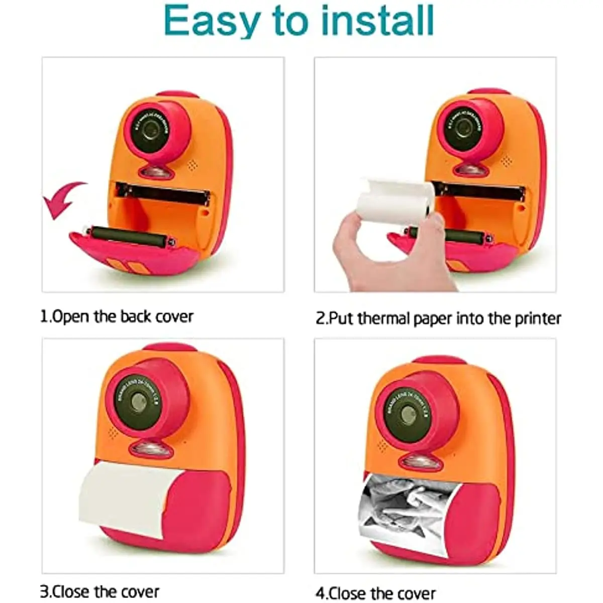 Ushining Camera Paper Camera Instant Print Instant Camera Printers ...