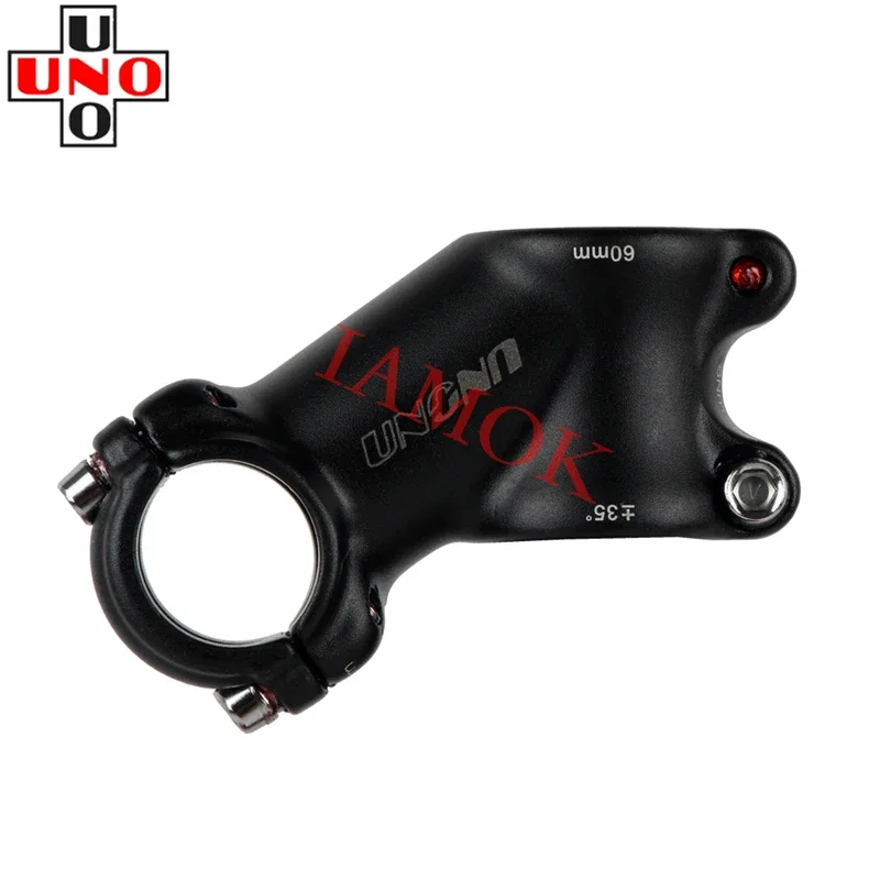 

UNO Road Bicycle Black/Silver Stem 35 Degree 60-135mm Iamok Bike Parts 25.4/31.8x28.6mm Stems