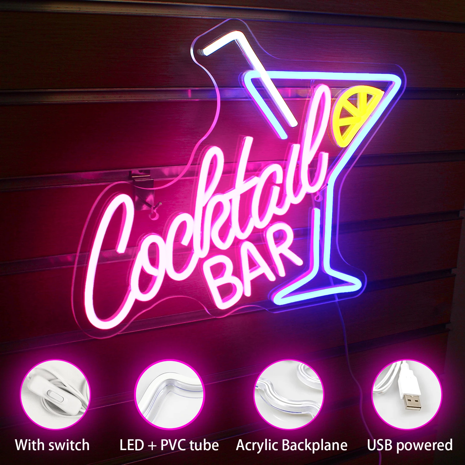 Cocktail Bar LED Neon Sign 3 | Cocktail Bar LED Neon Sign 3