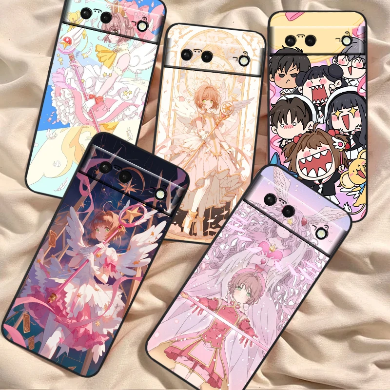 Милый кардcaptor Sakura Anime для Google Pixel 8 7A 7 6A 6 5A 5 4 4A XL
