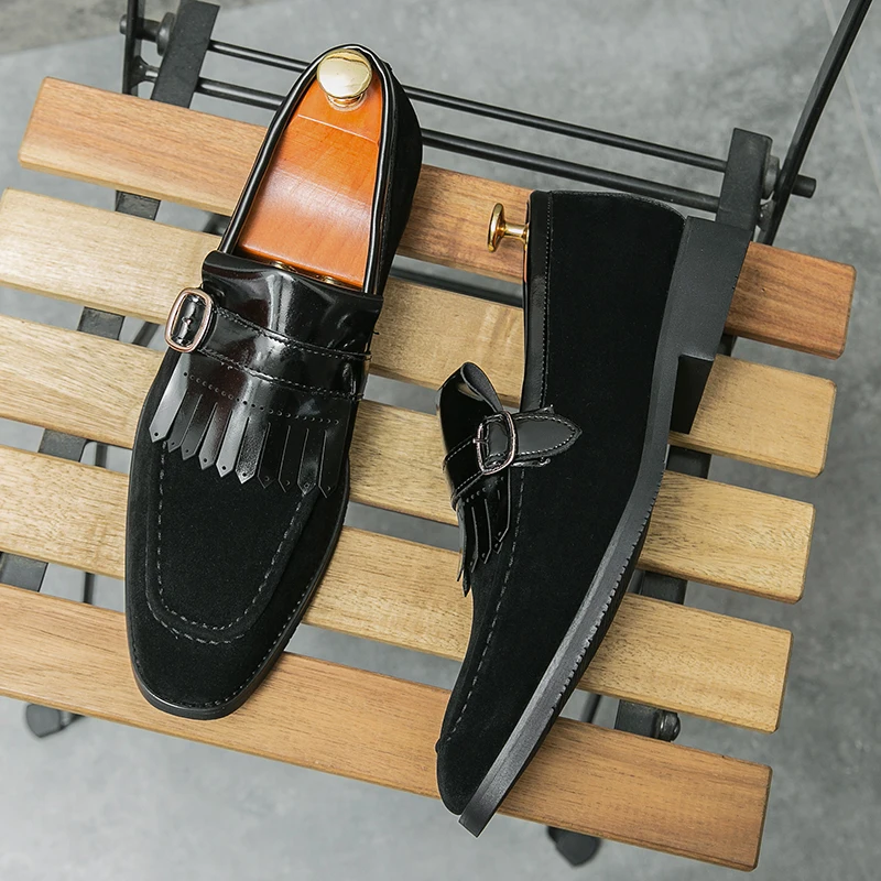 Leather Loafer Shoes For Man Genuine Leather Big Size Shoes High Quality Designer Formal Casual Fashion Business