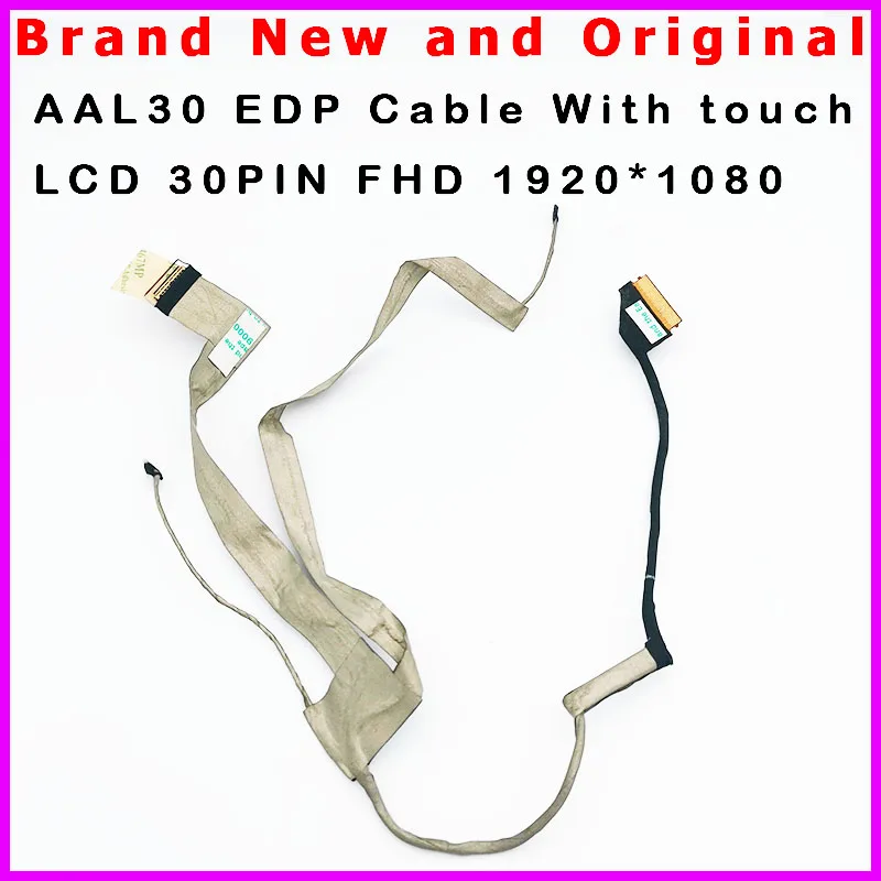 New Original LCD Screen Cable 1080P For DELL Inspiron 17 5758 5759 5755 AAL30 EDP TOUCH FHD 30PIN DP/N:0M02DK DC020024A00