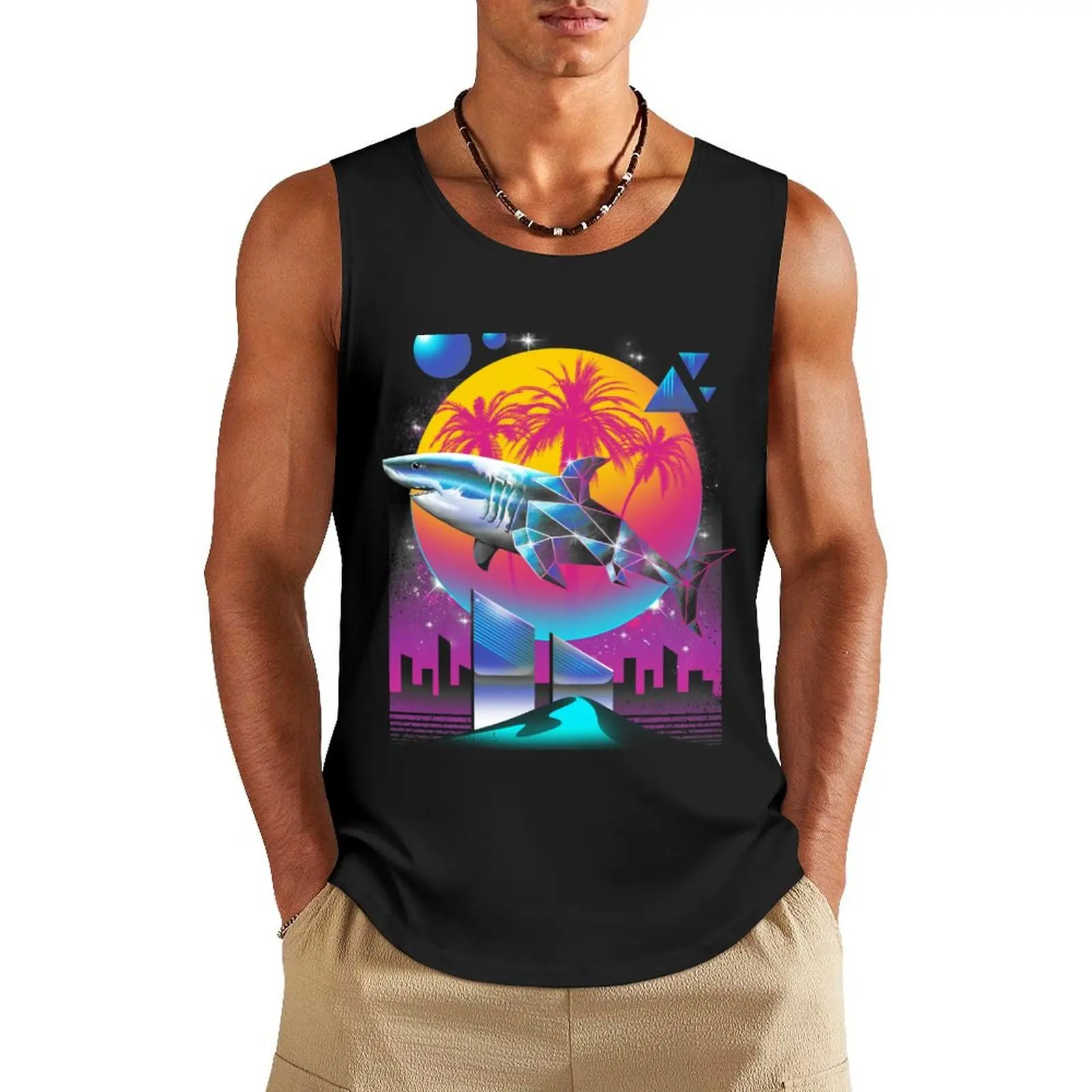 

Мужская майка Rad Shark, Мужская футболка