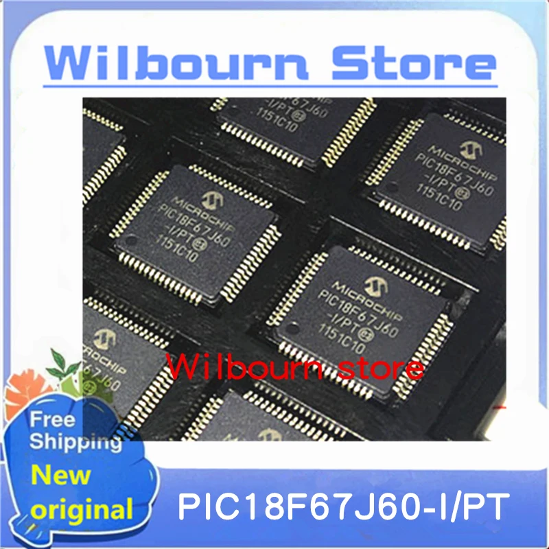 

5 шт./партия PIC18F67J60-I/PT PIC18F67J60-I/PT TQFP64 100% Новый оригинальный
