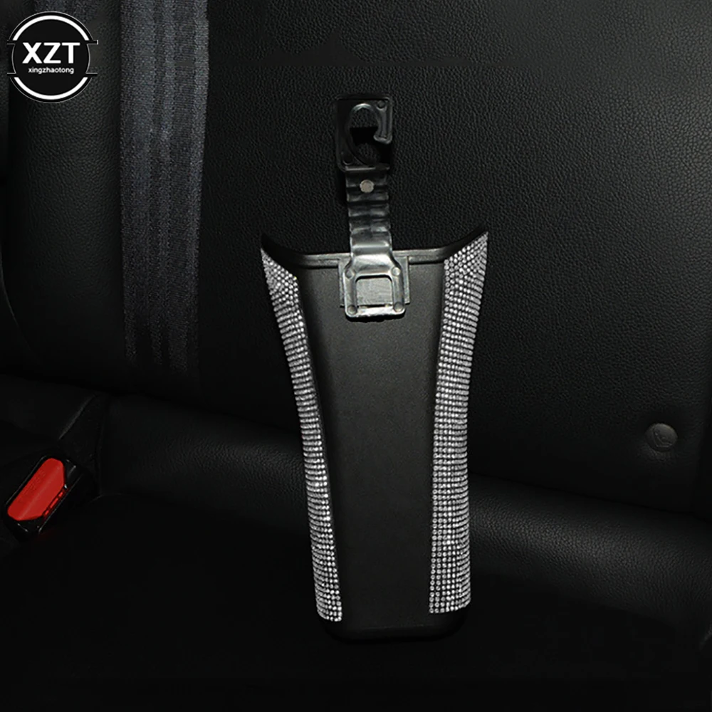 Car Umbrella Holder Storage Box Organizer Barrel Car Hanging Water Bottles Rack Bling Accessories for Woman