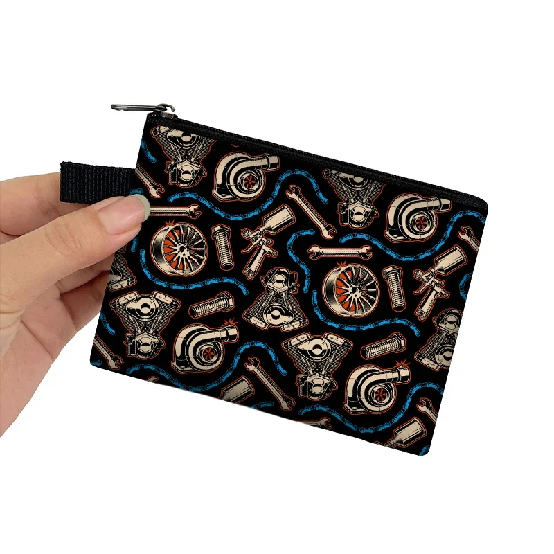 Porte-monnaie Mignon Motif Football/basket Pour Enfants - Taille 13,5x11 Cm - Polyester, Fermeture éclair - Cadeau Anniversaire Adolescent