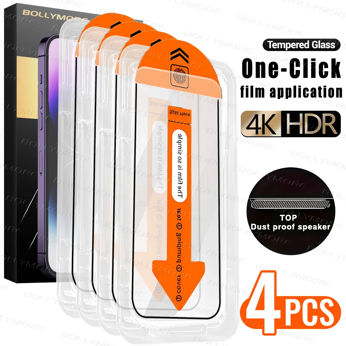 Enhanced Screen Protector and Phone Case Set - 3 High-Definition Protectors & 1 Durable Case