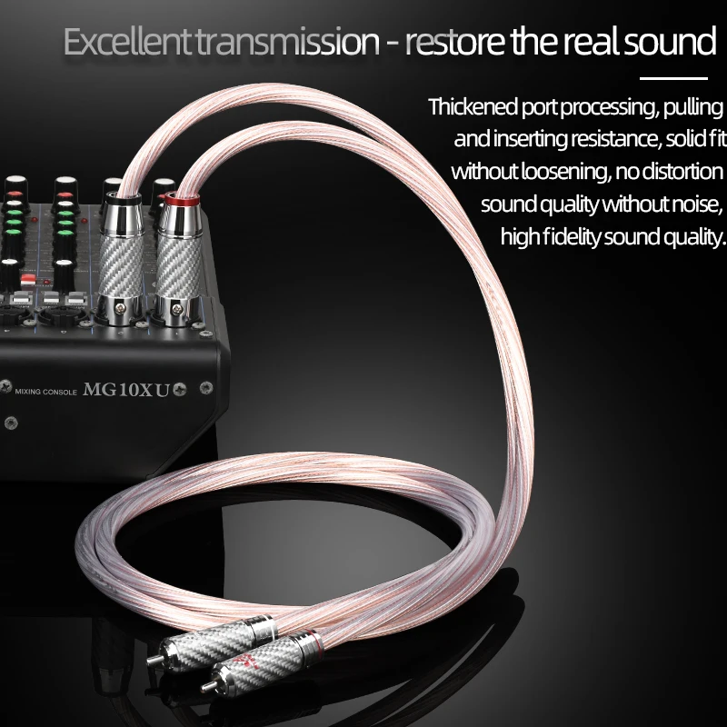 Ŀ  HiFi RCA to XLR ̺, 7N OCC  ǹ 극̵ ھ, ݵ ÷, 2RCA to 2XLR  ̺,  