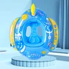 Inflatable Baby Swim Ring Seat Floating Sun Shade Toddler Swim Circle Outdoor Swimming Pool Bathtub Beach Party Summer Water Toy 5