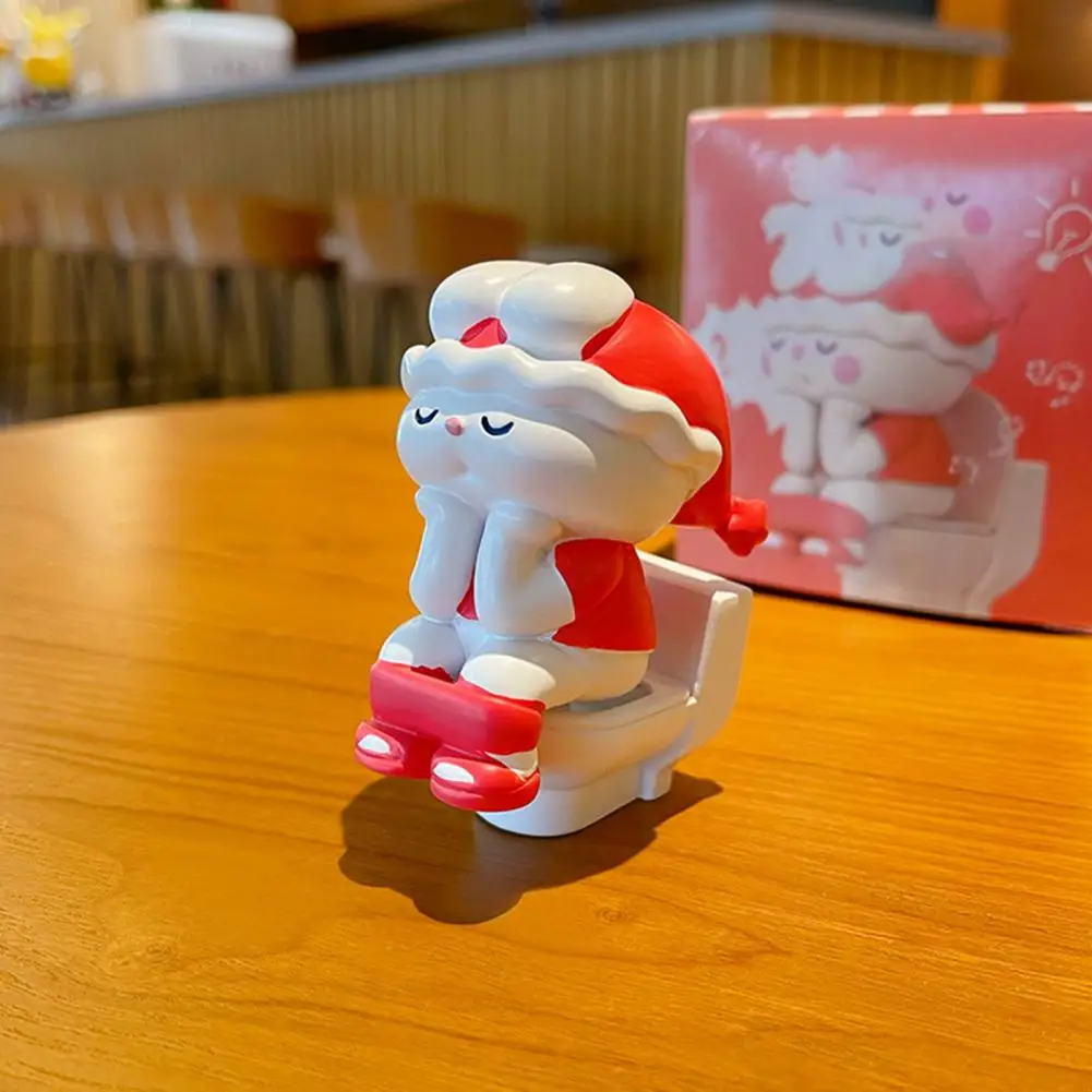 

Car Decor Ornament Adorable Vivid Expression Smooth Surface Car Interior Dashboard Lucky Rabbit Figurine Home Decoration